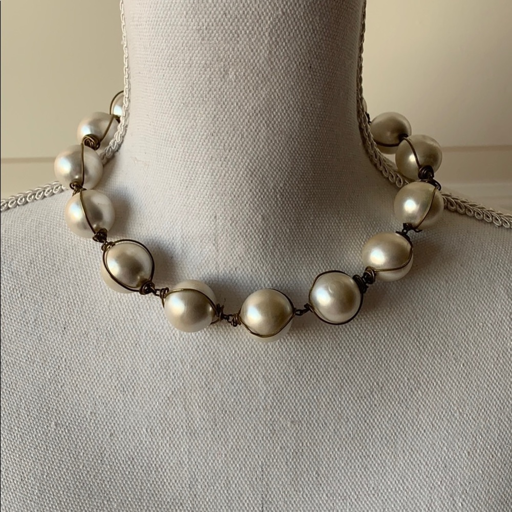 Faux Pearl Necklace